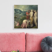 Toile La découverte de Moïse (huile sur toile) (Insitu(Salon))