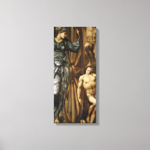 Toile La déesse tourne la roue de la fortune (Burne-Jone