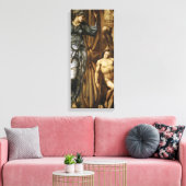 Toile La déesse tourne la roue de la fortune (Burne-Jone (Insitu(Salon))