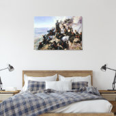 Toile La défense de l'aigle (Insitu(Chambre))