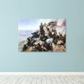 Toile La défense de l'aigle (Insitu (Plancher de Bois))