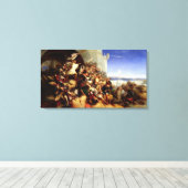 Toile La défense de Rhodes (Insitu (Plancher de Bois))