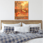 Toile La Dégustation de Cidre Rustique d'Automne (Insitu(Chambre))