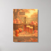 Toile La Dégustation de Cidre Rustique d'Automne (Recto)