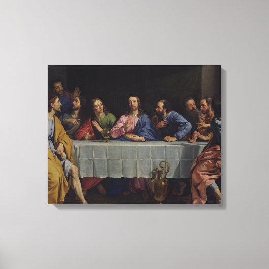 Toile La Dernière Cène, 1648 (Recto)