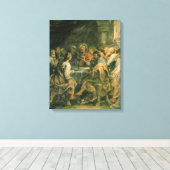 Toile La Dernière Cène, c.1630-31 (Insitu (Plancher de Bois))