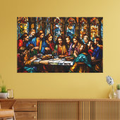 Toile La Dernière Cène : Un chef-d'oeuvre de la foi (Insitu(Salon))