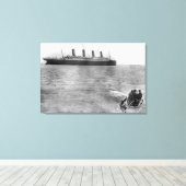 Toile La dernière photo du Titanic (Insitu (Plancher de Bois))