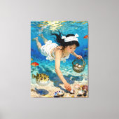 Toile "La descente de Mio" - Un portrait océanique (Recto)