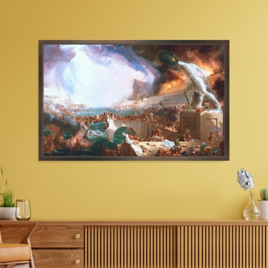 Toile La destruction du cours de l'Empire (Insitu(Salon))