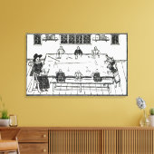Toile La deuxième table de bonnes cultures (Insitu(Salon))
