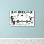 Toile La deuxième table de bonnes cultures (Insitu (Plancher de Bois))