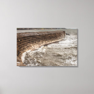 Toile La digue de Cobb chez Lyme REGIS