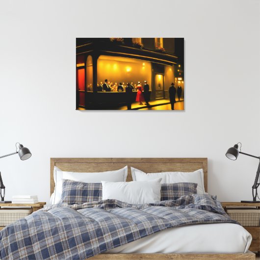 Toile La discothèque (Insitu(Chambre))