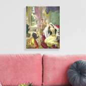 Toile La domestique hébrée captive qui attendait sur le (Insitu(Salon))