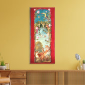 Toile La fable d'Aesop Le renard et les raisins (Insitu(Salon))