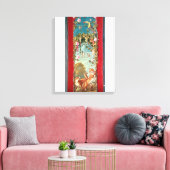 Toile La fable d'Aesop Le renard et les raisins (Insitu(Salon))