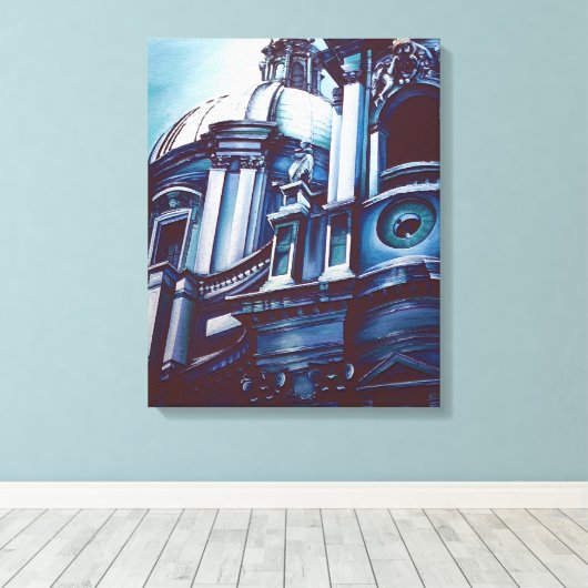 Toile La façade de Borromini (Insitu (Plancher de Bois))