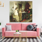 Toile La famille de l'artiste, 1895 (Insitu(Salon))