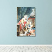 Toile La famille Necker en 1780 (Insitu (Plancher de Bois))