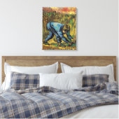 Toile La Faucheuse avec la faucille par Vincent van Gogh (Insitu(Chambre))