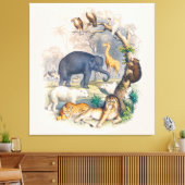 Toile La faune vintage dans l'art naturel (Insitu(Salon))