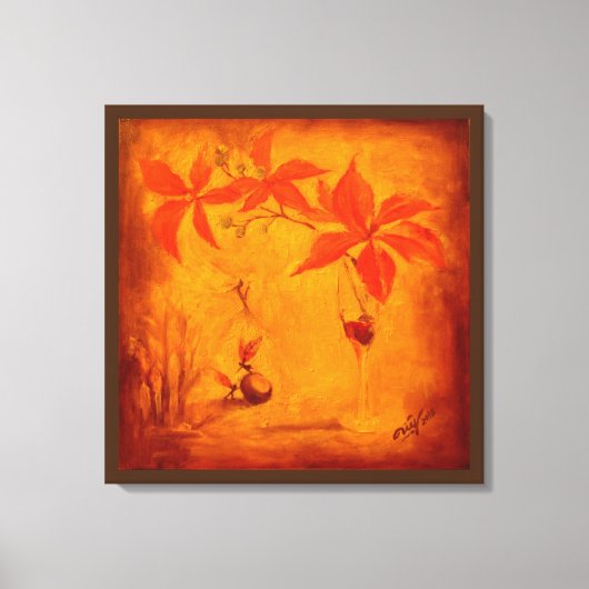 Toile La fée d'automne (Recto)