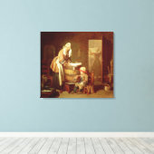 Toile La femme de la blanchisserie (Insitu (Plancher de Bois))