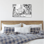 Toile LA FEMME DU LAC, La Magie et le Mystère (Insitu(Chambre))