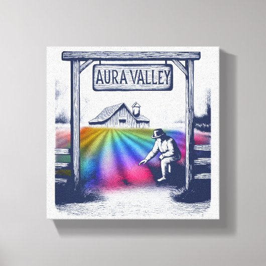 Toile La ferme de la vallée de l'Aura (Recto)
