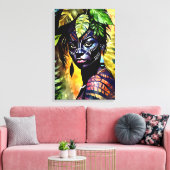 Toile La Ferne Peinte "Itáyara" - Femmes En Amazonie (Insitu(Salon))