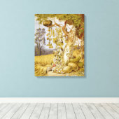 Toile La fertilité de la Terre (Insitu (Plancher de Bois))