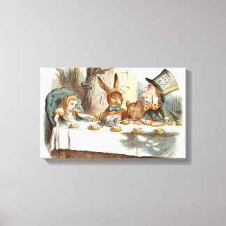 Toile La Fête de thé d'Alice