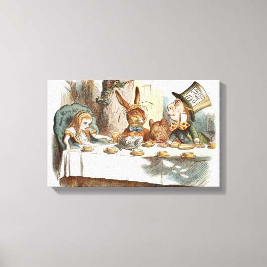 Toile La Fête de thé d'Alice (Recto)
