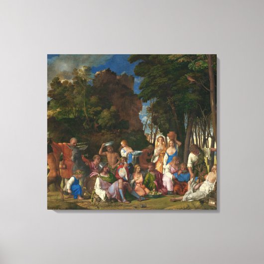 Toile La fête des dieux (par Giovanni Bellini) (Recto)