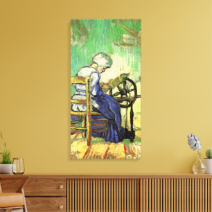 Toile La Fileuse de Vincent van Gogh
