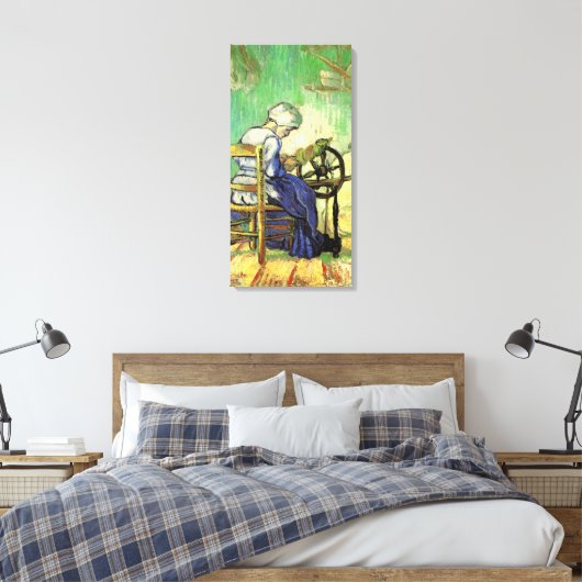 Toile La Fileuse de Vincent van Gogh (Insitu(Chambre))