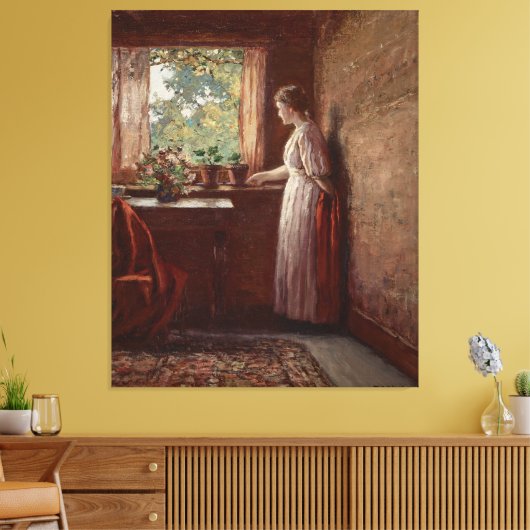 Toile La Fille à la Fenêtre (Insitu(Salon))