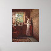Toile La Fille à la Fenêtre (Recto)