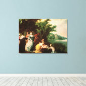 Toile La fille de Pharaon à la découverte de Moïse (Insitu (Plancher de Bois))