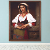 Toile La fille napolitaine par Hugues Merle (Insitu (Plancher de Bois))