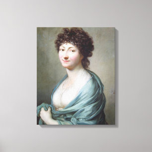 Toile La fille : Portrait de Caroline Susanne Graff