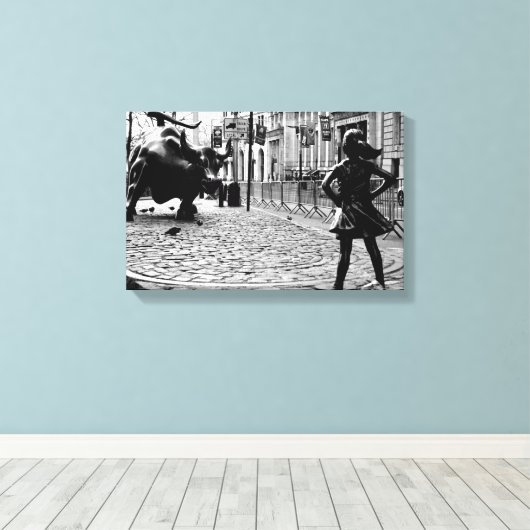 Toile La fille sans peur (Insitu (Plancher de Bois))