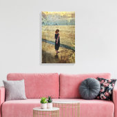 Toile La fille sur la plage (Insitu(Salon))