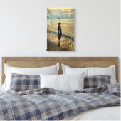 Toile La fille sur la plage (Insitu(Chambre))