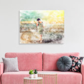 Toile La fille sur la plage (Insitu(Salon))