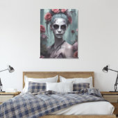 Toile La fille zombie en Rose (Insitu(Chambre))
