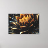 Toile La floraison dorée dans les profondeurs du crépusc (Recto)