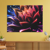 Toile La floraison dorée dans les profondeurs du crépusc (Insitu(Salon))