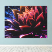 Toile La floraison dorée dans les profondeurs du crépusc (Insitu (Plancher de Bois))